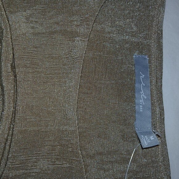 Buckle BKE Slinkey Cut Out Top size Medium Holiday sheen Sheer 2000's - Picture 6 of 9